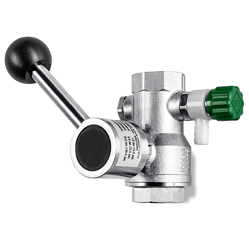 Safety shower valve