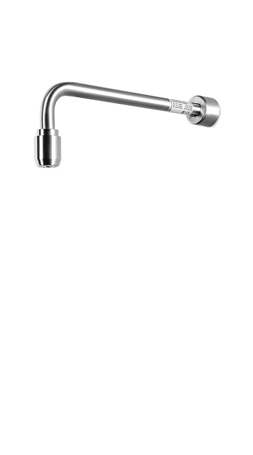 Safety showers, safety shower arms